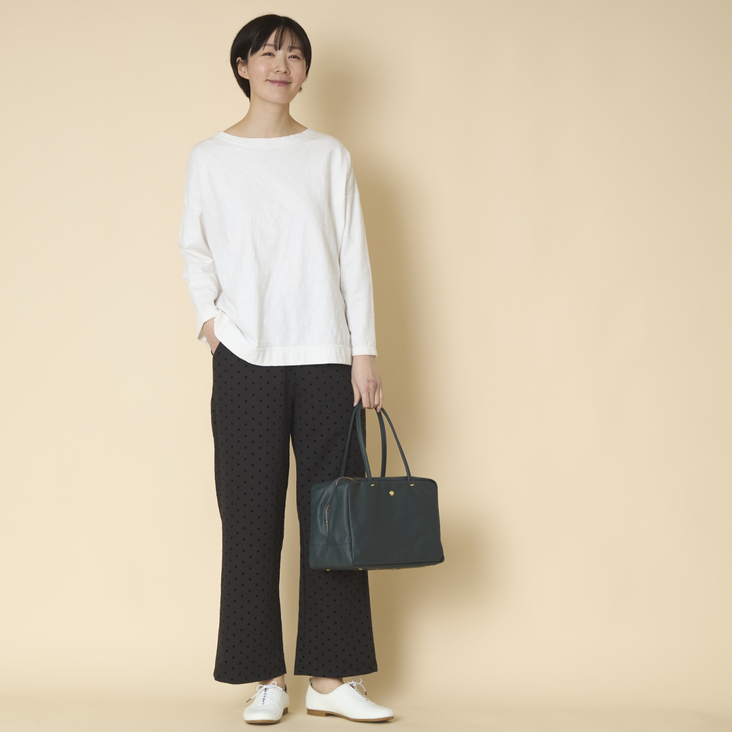 DAYS/コットンボートネックプルオーバー